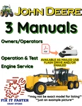 John Deere 772CH Motor Grader Owners Operation Test Engine Manual Pdf Usb. Fixed Price $36.00.