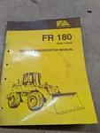 Fiatallis Fr 180 Wheel Loader Service Specification Manual. Fixed Price $28.40.