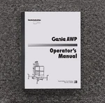 Genie AWP-19 AWP19 Aerial Platform Personnel Lift Operator Owner User Manual. Fixed Price $104.49.