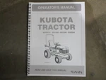 Kubota BX1830 BX2230 Tractor Owner & Maintenance Manual. Fixed Price $37.50.