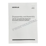 Caterpillar 303.5C 303C Excavator Service Manual Disassem. Fixed Price $89.00.