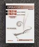TB216 Mini Excavator Operator's Instructions Manual Fits Takeuchi AC6E017 3TNV74. Fixed Price $23.93.