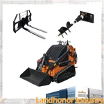 Landhonor Mini Skid Steer Compact Track Loader + Auger Forks 23HP New Brand. Fixed Price $7281.75.