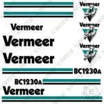 Fits Vermeer BC1230A Decal Kit Wood Chipper - 7 Year Outdoor 3M Vinyl!. Fixed Price $129.95.