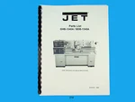 Jet GHB-1340A/BDB-1340A Lathe Parts List Manual *214. Fixed Price $35.00.