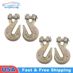4 Pack G70 5/16" Clevis Grab Hooks Tow Chain Tie Down Flatbed Truck Trailer. Fixed Price $16.16.