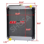 L45934 Radiator Fits Gehl 552 553 663 883 1083 RS5-34 RS6-42, RS8-42 RS8-44. Fixed Price $499.00.