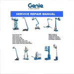 Genie-service Repair Manual-parts Manual-operator's Manual-all Models. Fixed Price $42.00.