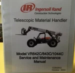 Ingersoll Rand VR642C-VR843C-1044C Telehandler Service Repair Manual. Fixed Price $250.00.