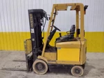 3,000 Lb Hyster Model #E45XM-27 Electric Truck Forklift: Stock #20642. Fixed Price $11950.00.