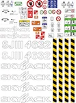 Skyjack Sjiii 4632 Scissor Lift Decal Kit / 3M Vinyl. Fixed Price $138.00.