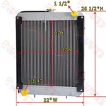 Tractor Radiator For Gehl Telescopic Handler 552 663 883 1083 RS5 RS6 RS8 L45934. Fixed Price $499.00.