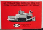 1970S Blaw Knox Grabber Pf 500 Crawler Construction Sales Brochure. Fixed Price $13.69.