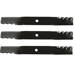 (3) 62 Inch Mower Blades Fits John Deere X700,X720,X724,X728,X729,X740,X744,X748. Fixed Price $78.23.