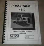 Asv Posi-track 4810 Loader Operation Service Maintenance Repair Manual. Fixed Price $59.99.