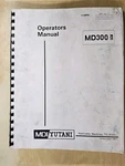 Mdi Yutani Model MD300LC, Operator's Manual, S/n YC-0101 Up, 2/1987. Fixed Price $26.60.