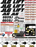 Fits Jlg 660SJ Scissor Lift Decal Kit 3M Vinyl Free Shipping. Fixed Price $237.45.