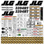 Fits Jlg 3394RT Decal Kit Scissor Lift - Warning Sticker Set With Logos. Fixed Price $194.95.