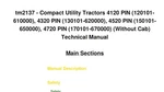 John Deere 4120 4320 4520 4720 Compact Utility Tractor Technical Manual Pdf Usb. Fixed Price $49.99.
