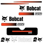 Fits S850 Bobcat Skid Steer Replacement Decals. Fixed Price $131.54.