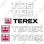 Fits Terex TC16 Mini Excavator Decals Equipment TC-16. Fixed Price $69.95.