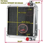 239739A1 Row Radiator For Case 570 580L 580SL 590SL 586G 585G 588G 234876A1. Fixed Price $279.00.