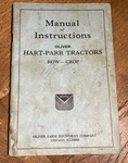 Oliver Hart-parr Row-crop 18-28 Tractor Manual Of Instructions Original 56 Pgs. Fixed Price $49.99.