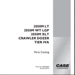 Case 2050M Lt, Wt-lgp, Xlt Crawler Dozer Tier 4A Parts Catalog 84593383. Fixed Price $35.99.