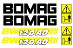 Bomag Bw 120AD-4 Vibrating Roller Decals Stickers Set Kit Emblem. Fixed Price $50.60.