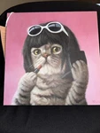 Bob Cat By Lucia Heffernan Frame Decor. Fixed Price $59.99.