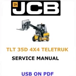 Jcb Tlt 35D 4X4 Teletruk Service Repair Shop Manual Pdf Usb. Fixed Price $25.00.
