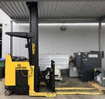Hyster Electric Reach Forklift N45XMXR With Charger. Fixed Price $9950.00.