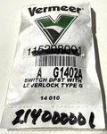 Vermeer 115298001 214000001 Switch Dpst W/ Leverlock Stump Grinder Drill Etc Oem. Fixed Price $99.95.
