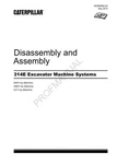 Caterpillar 314E Excavator Disassembly Manual. Fixed Price $89.00.