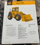 John Deere 644-A Wheel Loader For 1972 Brochure CWPA26. Fixed Price $19.99.