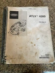 Tennant Atlv 4300 Litter Vacuum Parts Manual Pn 330510 (2005). Fixed Price $30.00.