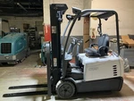 2021 Crown 3500 Lb Forklift With Side Shift And Triple Mast Model SC5215-35. Fixed Price $14999.00.