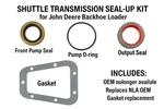 Shuttle Transmission Seal-up Kit John Deere 310B 310C 410B Backhoe Loaders. Fixed Price $9.95.