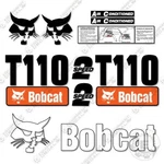 Fits Bobcat T110 Decal Kit Skid Steer (curved Stripes). Fixed Price $149.95.