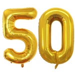 Goer Number Balloons For 50TH Birthday Party DECORATIONS,42 Inch Jumbo Foi.... Fixed Price $14.44.