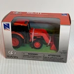New Ray Kubota M5-111 Orange / Pull Back Movable Front Loader. Fixed Price $14.99.