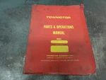 Towmotor 392S 422S 462S 502S 502P 510P And 601P Parts List Manual. Fixed Price $69.95.