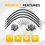 Three Way Diverter Valves Excavator For 1-2 Ton Chinese Mini. Fixed Price $72.99.