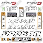 Fits Doosan GC18S-5 Decal Kit Forklift- 7 Year Outdoor 3M Vinyl!. Fixed Price $89.95.