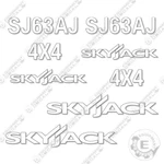 Fits Skyjack SJ63AJ Decal Kit Boom Lift (white Cut Only) - 3M Vinyl!. Fixed Price $149.95.