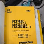 Komatsu Excavator PC228US-2, PC228USLC-1,2 Workshop Repair Service Manual. Fixed Price $40.00.