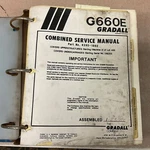Gradall G-660E Excavator Operator Service Shop Manual Operation Maintenance Book. Fixed Price $69.99.