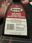 Hyde 12050 Chisel Scraper 3 In. Heavy Duty Long Handle Surface Prep Tool. Fixed Price $15.00.