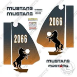 Fits Mustang 2066 Decal Kit Skid Steer Replacement Stickers - 3M Vinyl!. Fixed Price $224.95.
