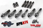 Yamaha Blaster Titanium Cylinder Head Studs To Crankcase Kit Nuts. Fixed Price $84.99.